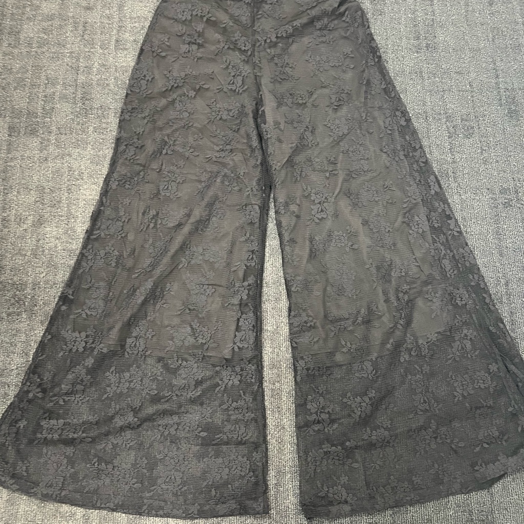 Karma Black Lace Detail Pants